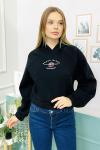 159287 Kapsonlu Sardonlu Sweatshirt